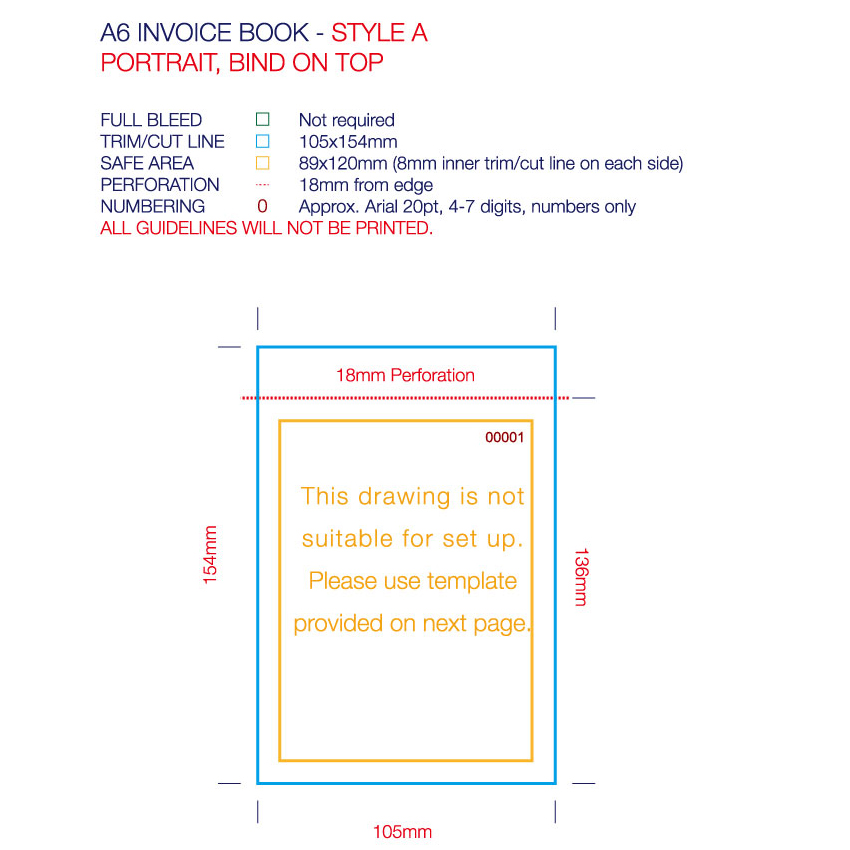 Invoice / Docket Books - A6/DL size