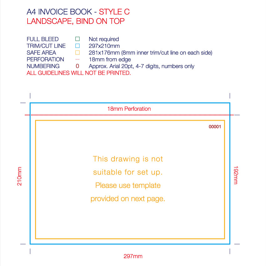 Invoice / Docket Books - A4 size