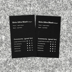 Sirio Ultra Black - Invites