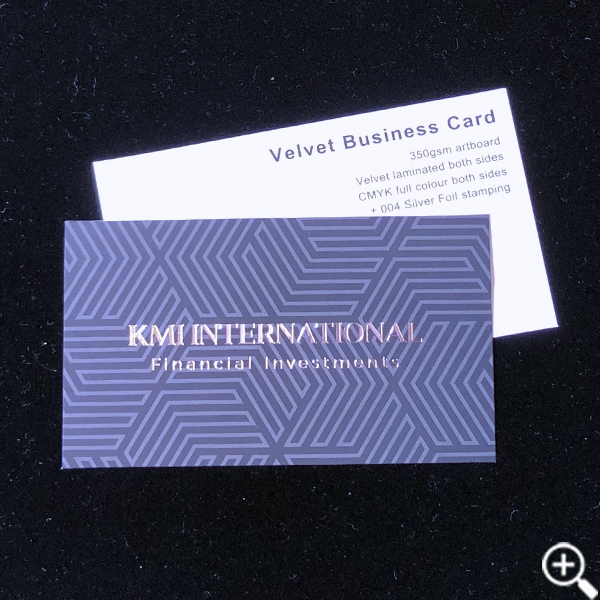 Velvet Business Cards - 350gsm