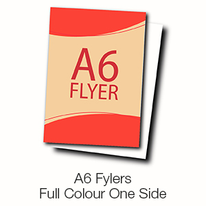 A6 Flyers - Full Colour One Side
