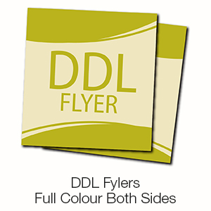 DDL Flyers - Full Colour Both Sides
