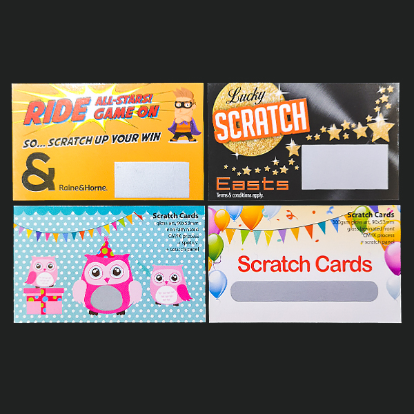 Latex Scratch Off Cards