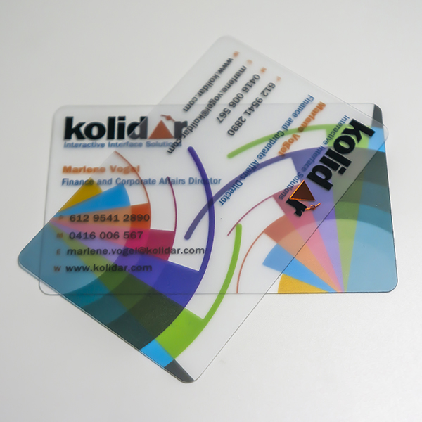 Plastic Cards - 0.38mm Frosted